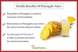 Health Benefits of Pine Apple Juice